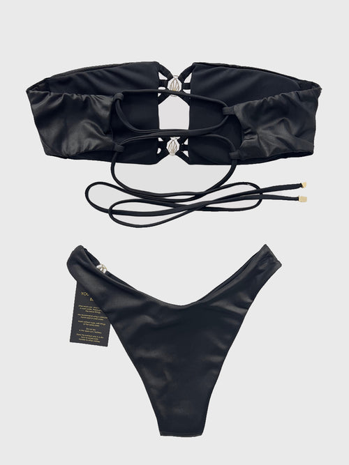 BANDEAU MONIKA BLACK SHINE