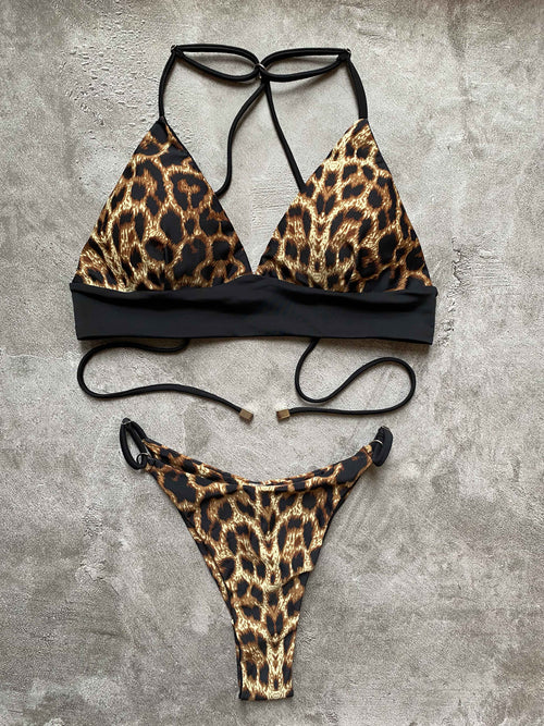 Sexy stylish brazilian bikini "MEGGI LEOPARD" / swimsuit two-piecies