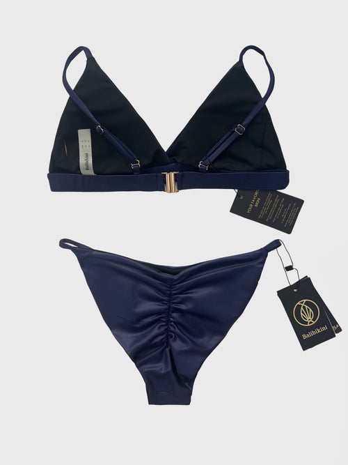 LEILA DARK NAVY SHINE