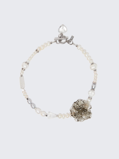"Grey Rose" Choker-Bracelet by Puffoni
