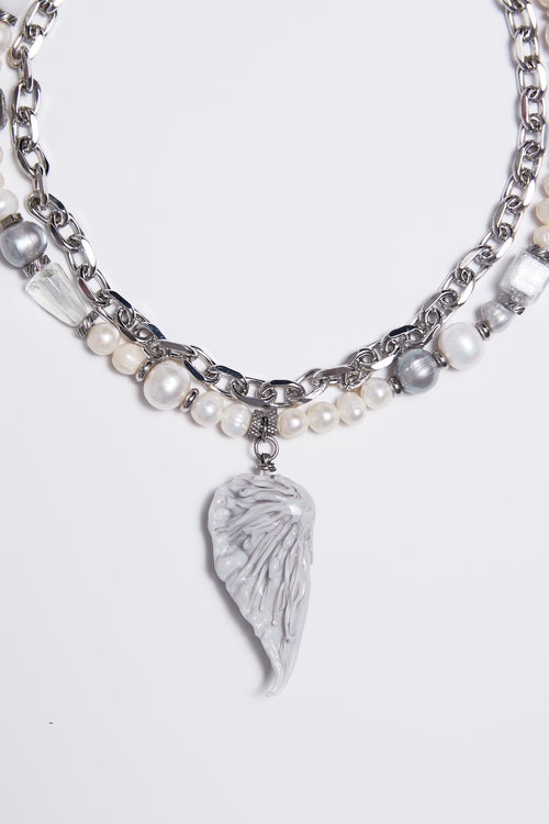 "Rainy Morning" Necklace by Puffoni