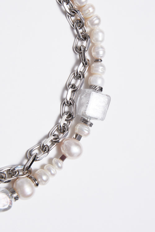 "White Moon" Choker-Bracelet by Puffoni