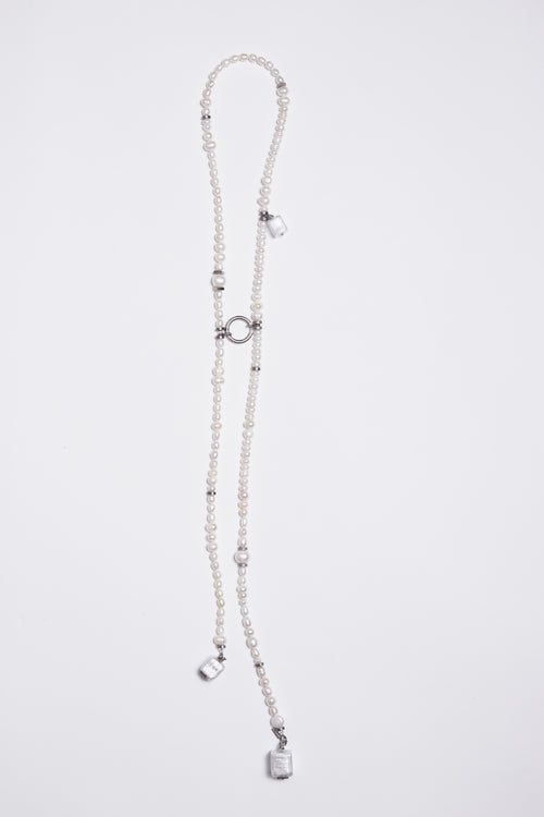 "Voice of the ocean" Tie Necklace by Puffoni