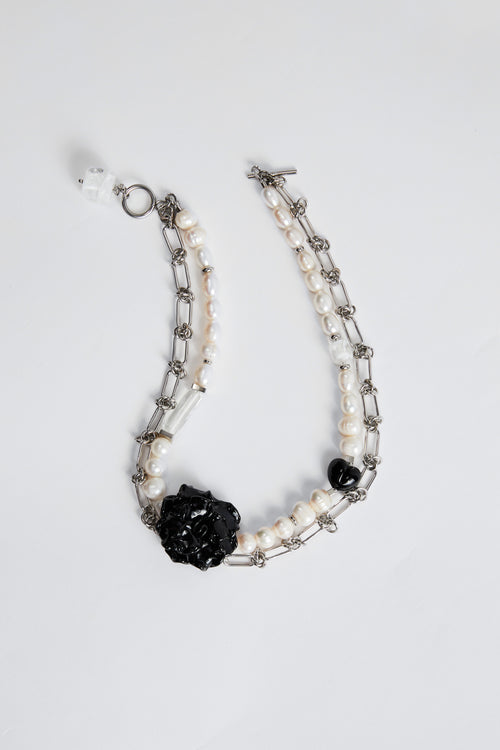 "Black and white chocolate" Choker by Puffoni