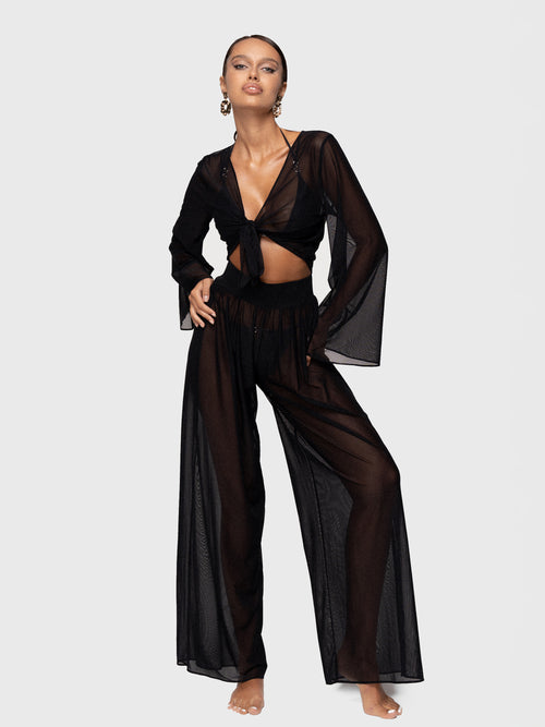 SET NUDE JANNET MESH BEIGE