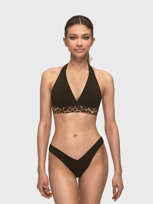 SIMBY BLACK WITH LEOPARD