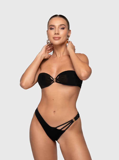 BANDEAU MONIKA BLACK MATTE