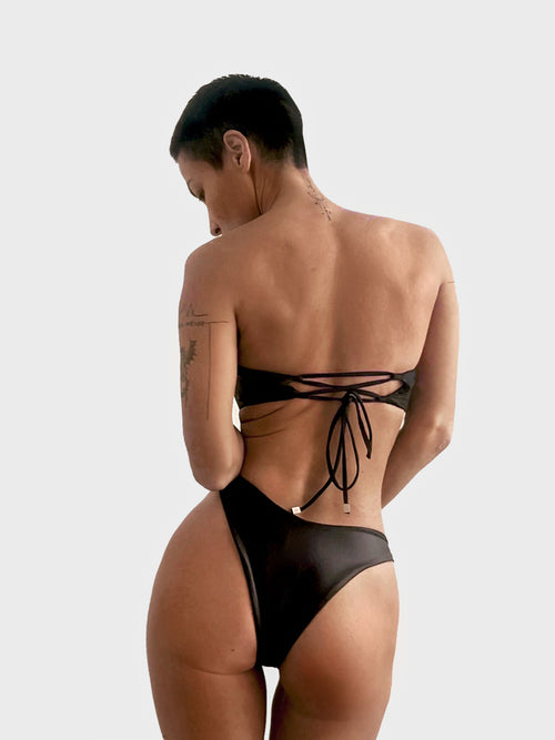 BANDEAU MONIKA BLACK SHINE