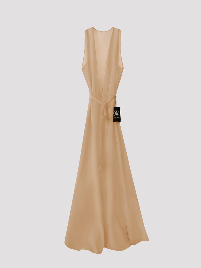 TUNIC "TIARA" CAMEL  sleeveless