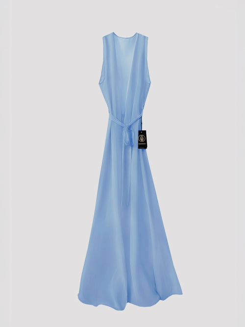 TUNIC "TIARA" BLUE  sleeveless