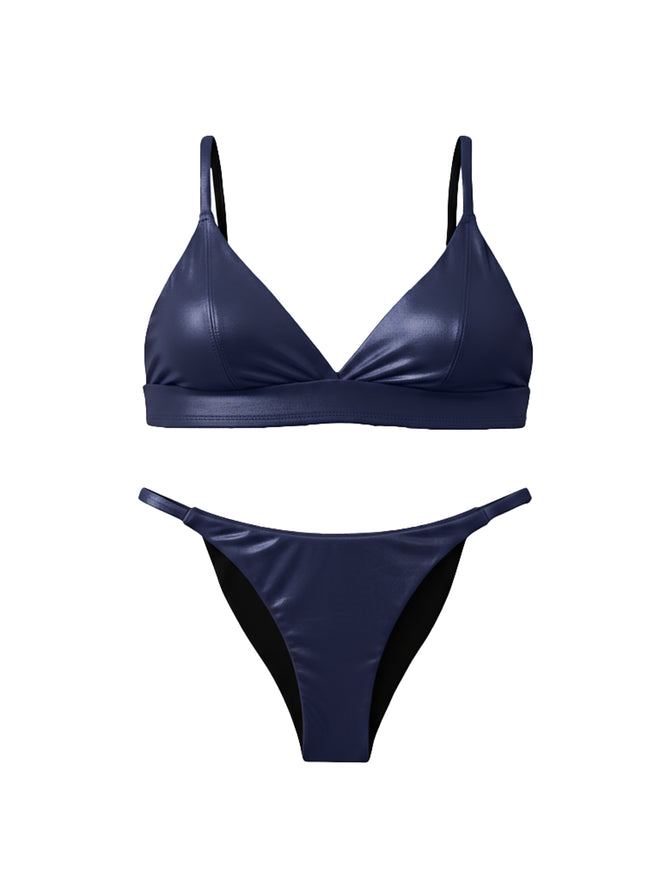LEILA DARK NAVY SHINE