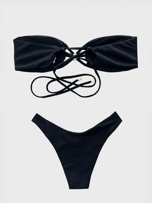 BANDEAU MONIKA BLACK MATTE