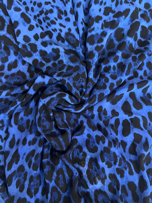 SET JANNET BLUE LEOPARD