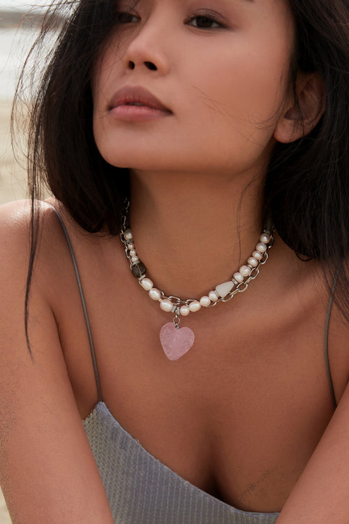 "Delicate Heart" Necklace by Puffoni