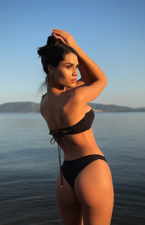 BANDEAU MONIKA BLACK MATTE