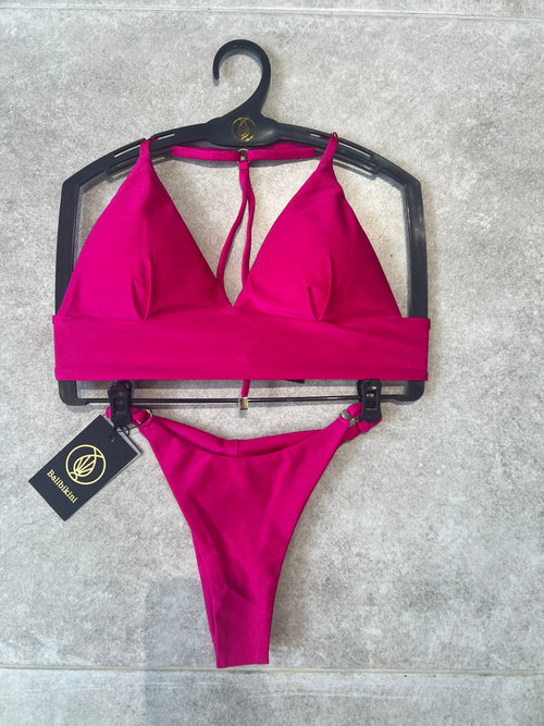 Sexy stylish brazilian bikini&nbsp; "MEGGI RASPBERRY DUSTY ROSE GLOSSY" / swimsuit two-piecies