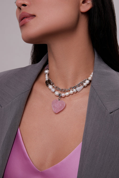 "Delicate Heart" Necklace by Puffoni