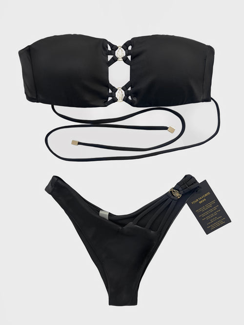 BANDEAU MONIKA 2 BLACK MATTE