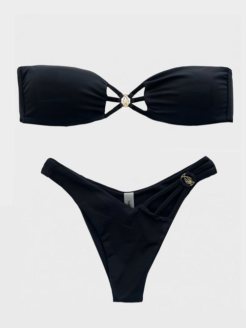 BANDEAU MONIKA BLACK MATTE